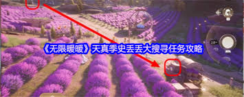 无限暖暖史丢丢大搜寻美美紫花海怎么通关