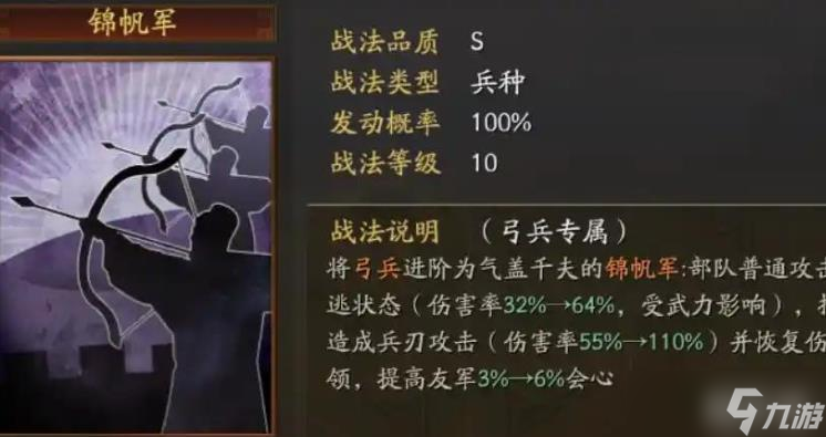 三国志战略版弓兵特殊兵种