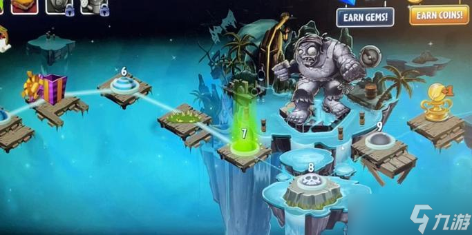 《植物大战僵尸2》游戏海盗第六关教程2星版（打败海盗船长）