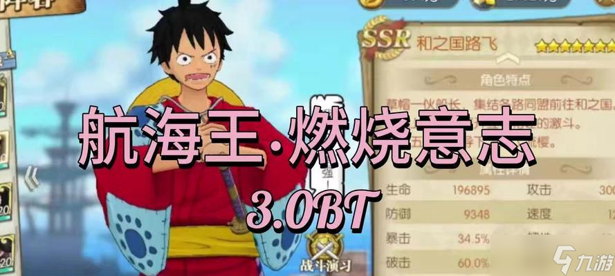 《航海王燃烧意志》阵容选择及角色优先级一览（航海王燃烧意志角色搭配攻略）
