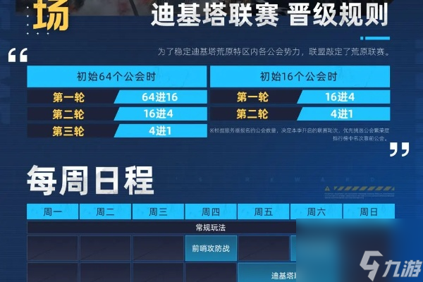 星球重启公会联赛玩法介绍