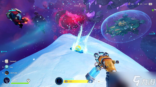 太空飞船夺宝射击游戏《无主星渊》7月22日登陆Steam平台