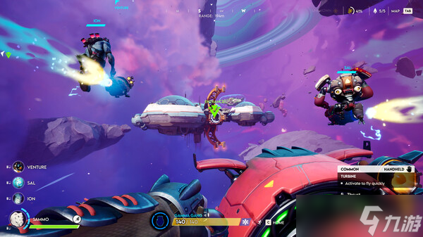 太空飞船夺宝射击游戏《无主星渊》7月22日登陆Steam平台