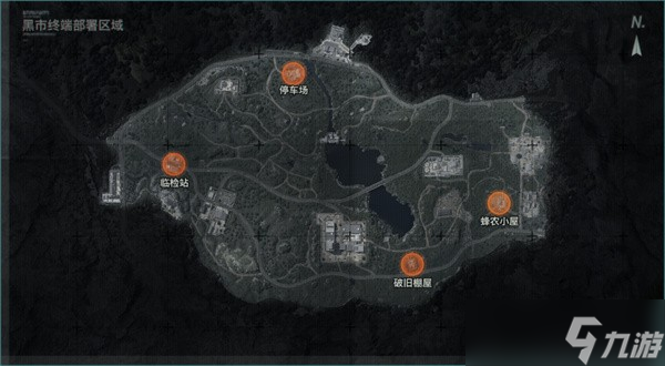 暗区突围无限地图黑市终端点位一览