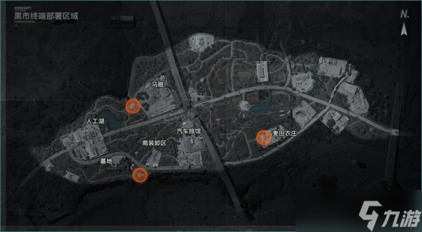 暗区突围无限地图黑市终端点位一览