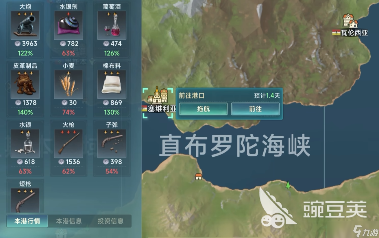 大航海时代传说港口投资技巧分享 大航海时代传说最具性价比的投资方式