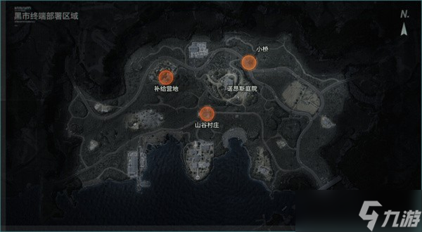 暗区突围无限地图黑市终端点位一览