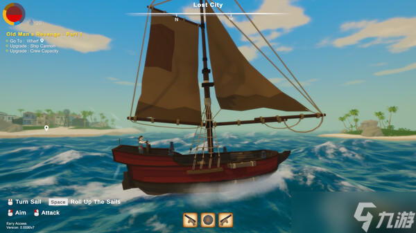 成为船长冒险游戏《骨头船长: 海盗之旅》上架Steam商店