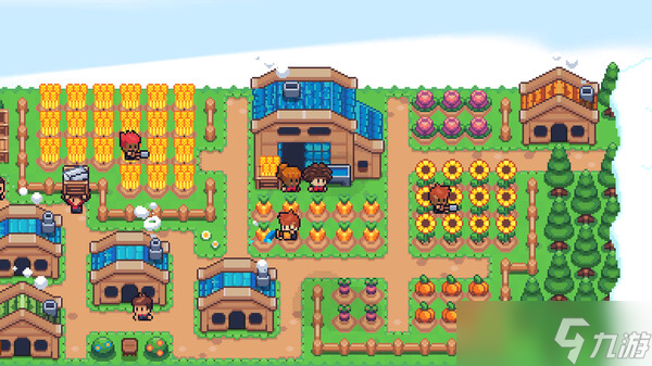 微缩小镇建设桌游游戏《麦穗镇物语：放置好时光》7月28日登陆Steam平台