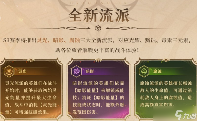 龙息神寂s3赛季有什么内容 s3赛季新玩法详细介绍