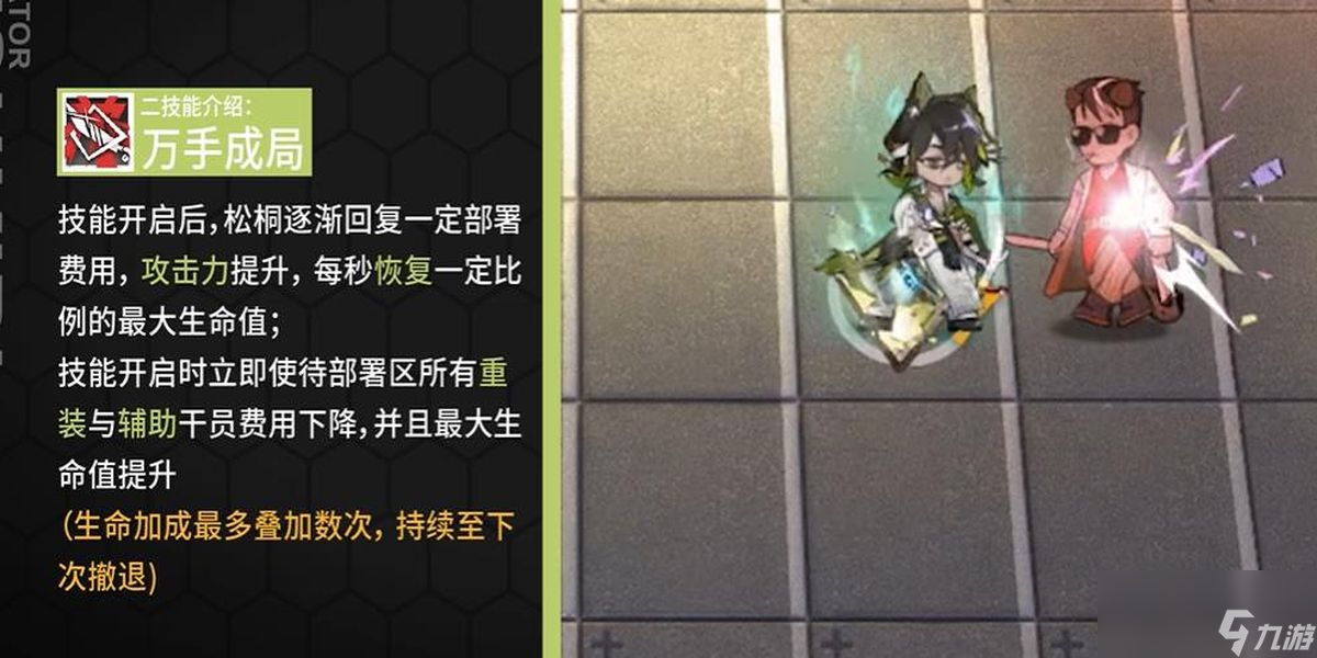 明日方舟松桐怎么样