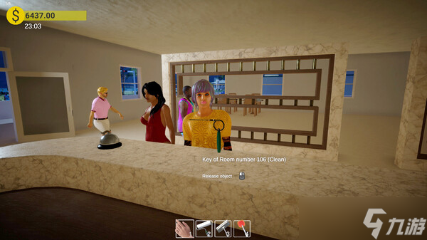 酒店管理新作《Miami Hotel Simulator》7月24日在Steam开启