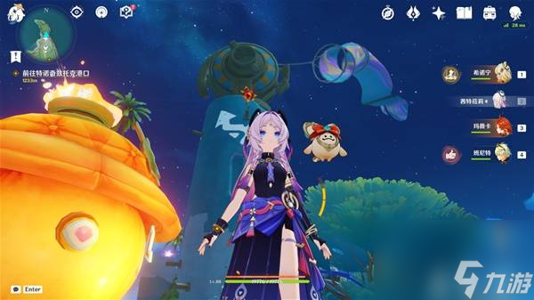 《原神》5.8版本悠悠度假村火神瞳位置分布