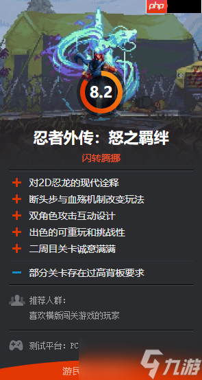 《忍者龙剑传外传：怒之羁绊》IGN打9分！太优秀 让人超满意