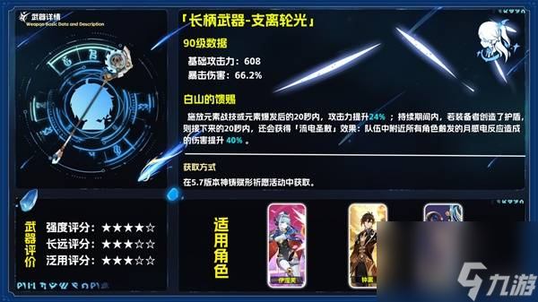 原神5.8新五星武器支离轮光强度解析