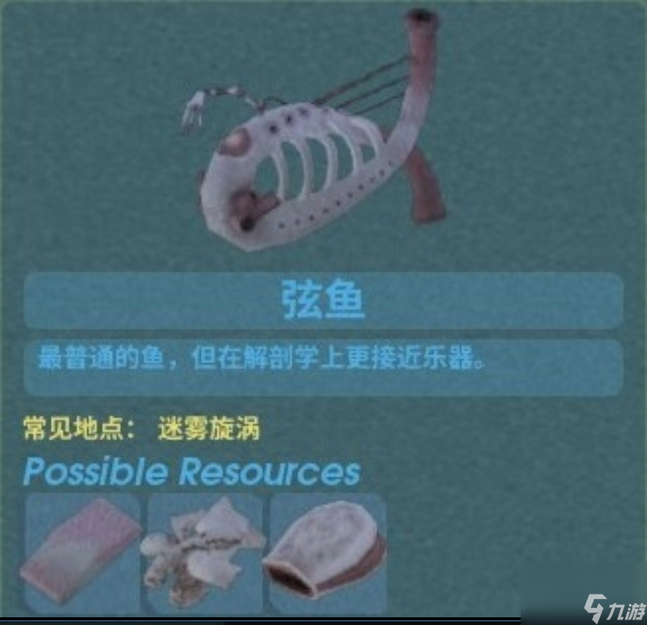 《非生物因素》普通鱼材料菜谱及获得位置介绍