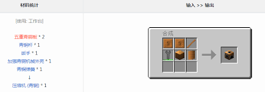 我的世界格雷科技6能量存储合成表是什么
