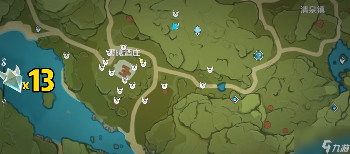 原神晶蝶位置在哪