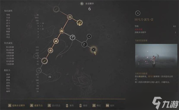 明末渊虚之羽长刀通用加点指南