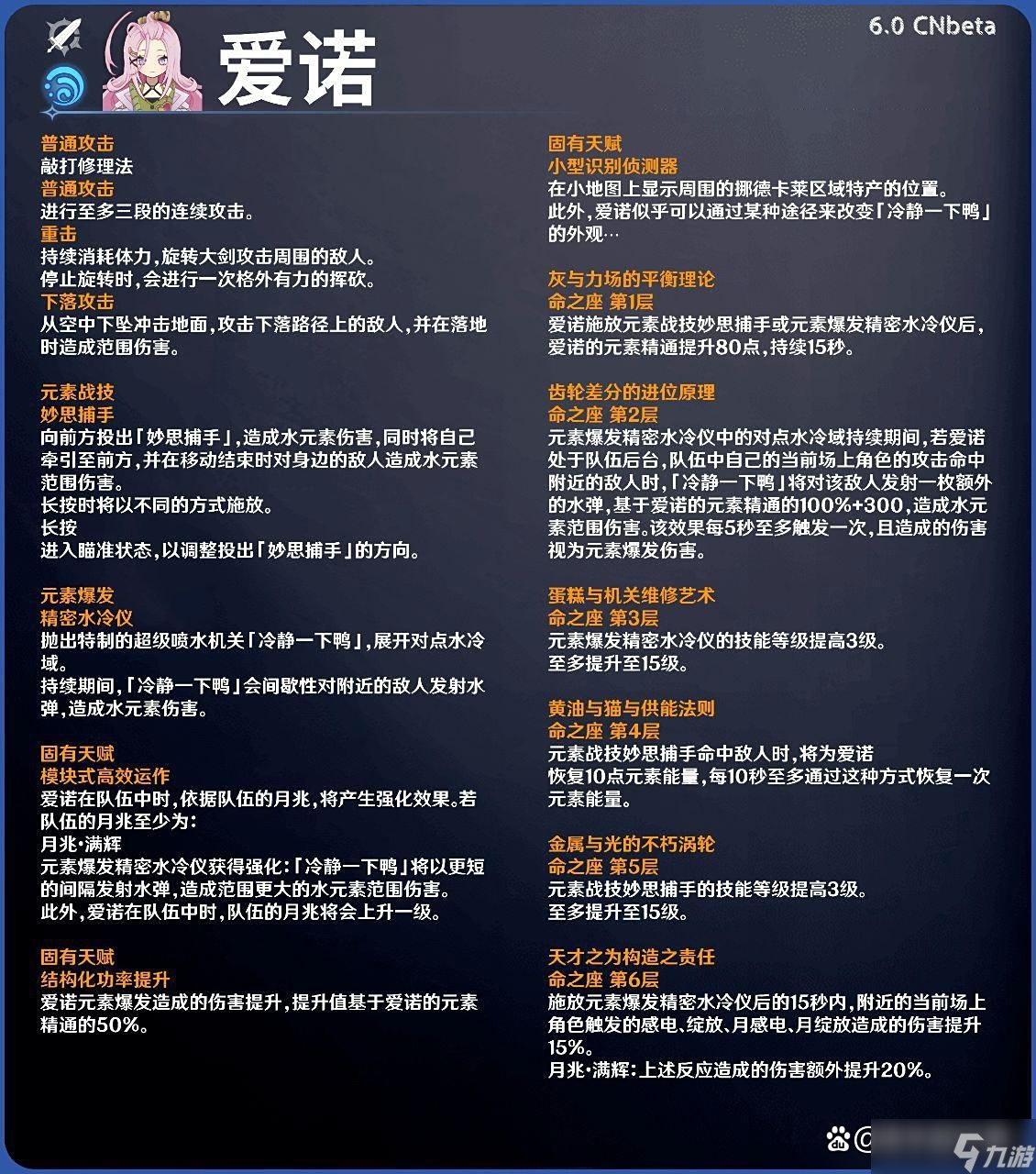 原神新角色爱诺情报公开