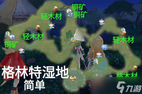玛娜希斯回响格林特湿地采集攻略 简单地图采集点详解与资源获取指南