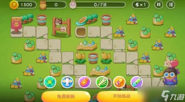 如何保卫萝卜4卧兔藏龙的第9关