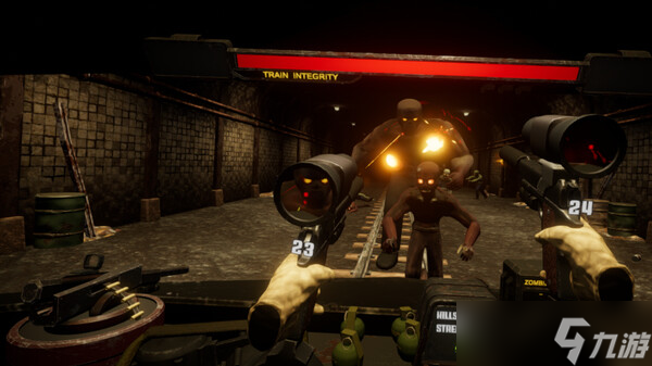 僵尸射击新作《Dead In Your TrackZ》于8月4日在Steam商店正式上架
