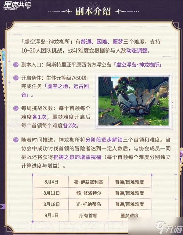 星痕共鸣团本神龙枷所打法指南