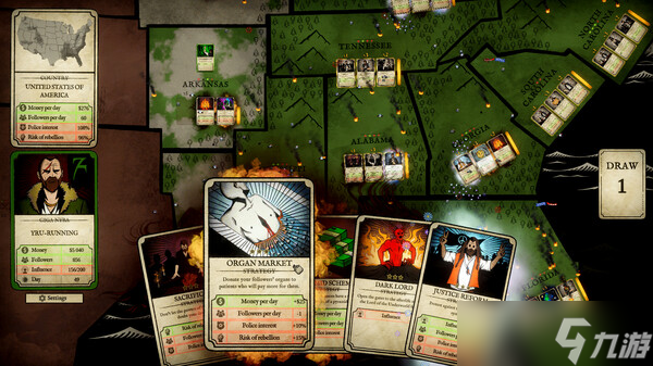 《Cult Leader Simulator》8月1日Steam正式发售 策略卡牌新作