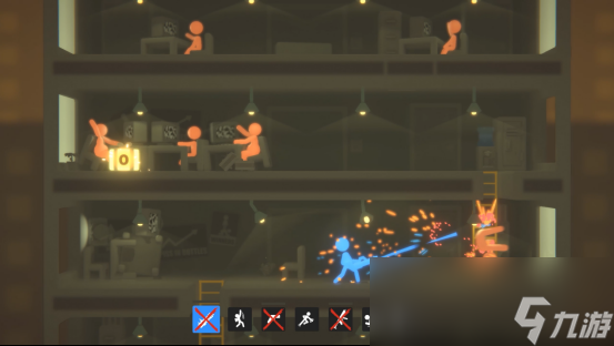 用拳头打通职场晋升路！物理乱斗新游《打工火柴人》8月18日Steam正式开打