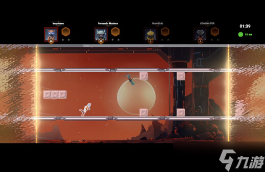2D横向反应竞速游戏《Swing Into Zero-G》8月3日在Steam正式发布