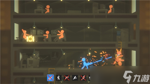 用拳头打通职场晋升路！物理乱斗新游《打工火柴人》8月18日Steam正式开打