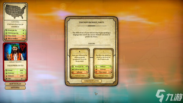 《Cult Leader Simulator》8月1日Steam正式发售 策略卡牌新作