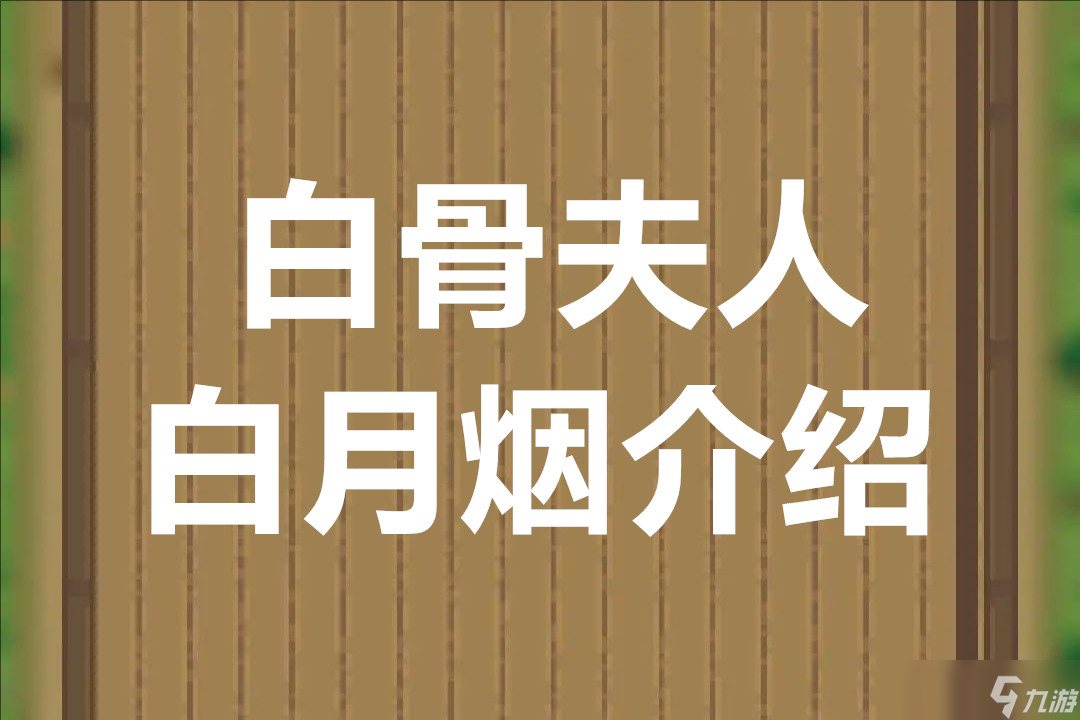 伙伴弹途白骨夫人白月烟介绍