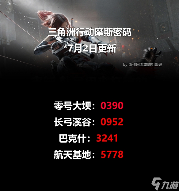 《三角洲行动》2025.7.2今日摩斯密码分享