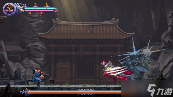2D平台动作游戏《复古弹忍者外传：怒之羁绊幕射击》7月31日上架Steam商店