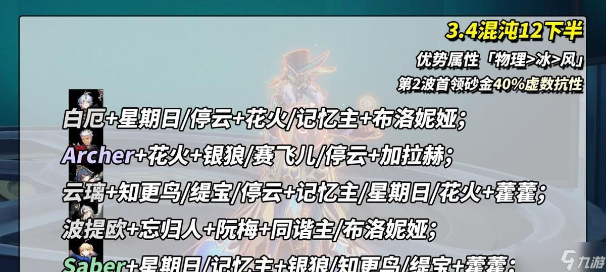 崩铁：3.4混沌满星攻略｜13支队伍推荐，难度并未提升