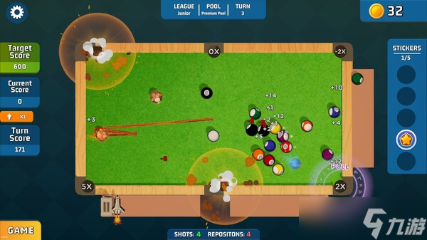 Roguelike台球游戏《Ballardo》8月1日登陆Steam平台