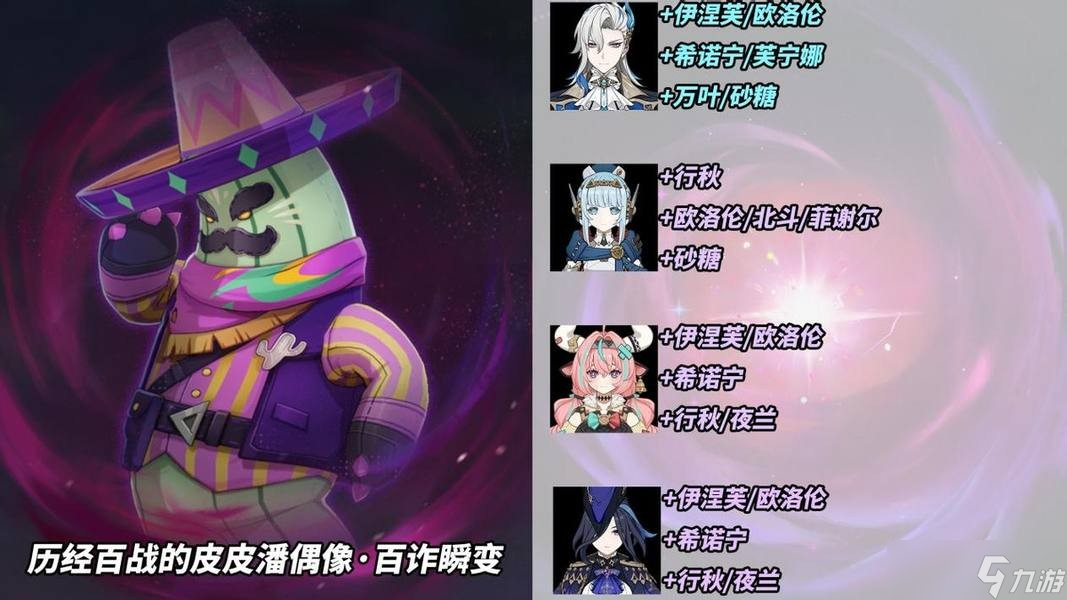 原神5.8幽境危战打法思路及配队推荐
