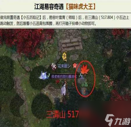 逆水寒江湖易容奇遇貓咪虎大王攻略