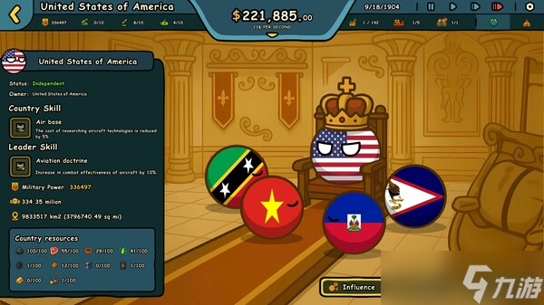 策略游戏《Countryballs: Power Protocol》正式上线