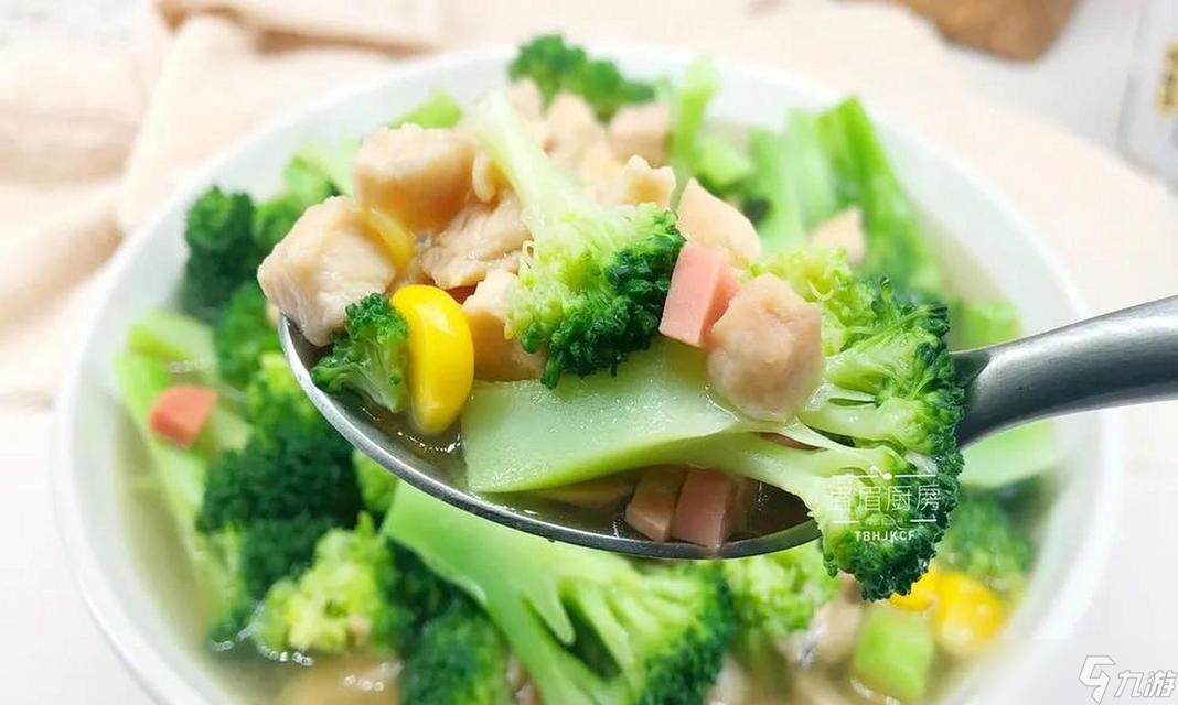 《小森生活》中学会鸡丁西蓝花汤的做法（健康美味）