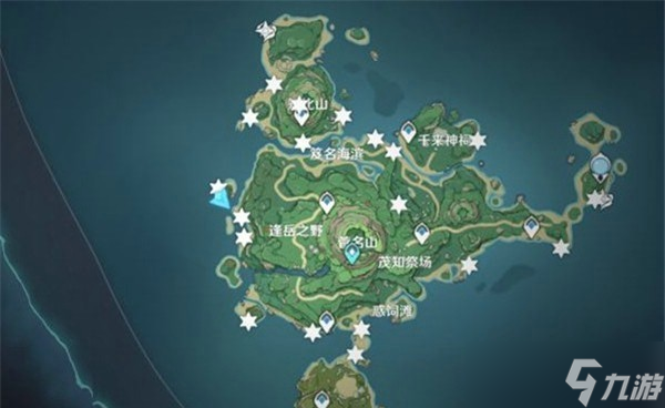 原神鹤观海螺位置图一览 原神鹤观海螺宝藏位置大全