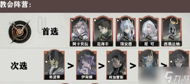 《银与绯》心愿单选择
