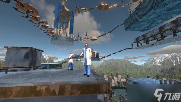 双人合作3D平台新作《担架拍档》于8月8日在Steam商店正式上架