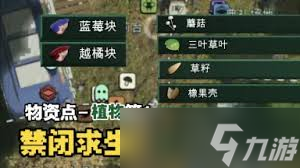 禁闭求生2蓝莓越橘松针物资位置在哪