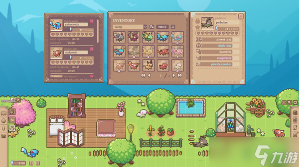 收集类新作《神奇动物养殖中心：放置好时光》于8月7日在Steam商店正式上架
