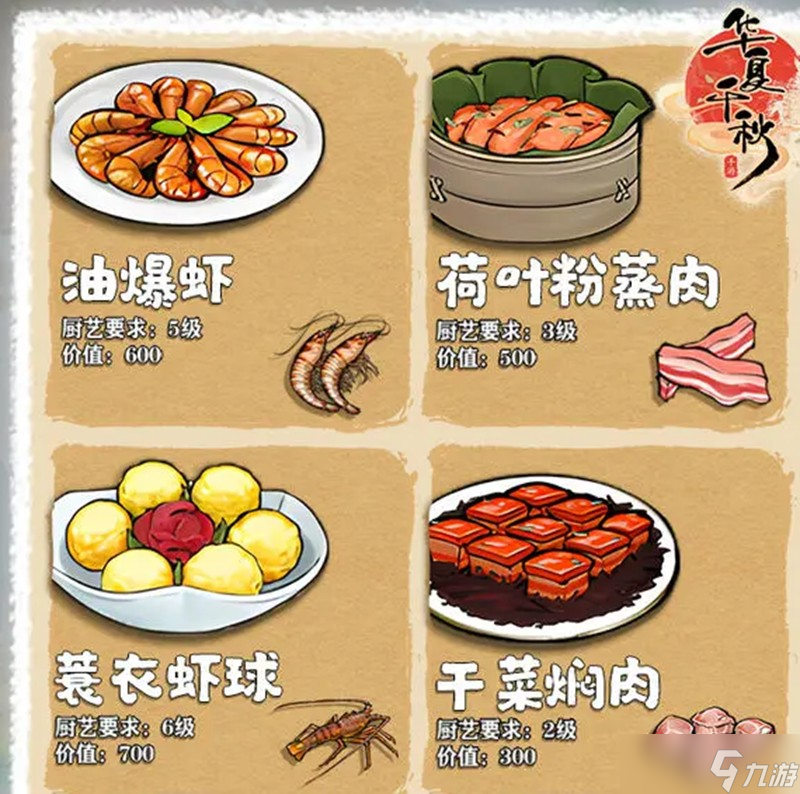 华夏千秋菜谱怎么选 华夏千秋菜谱选择指南