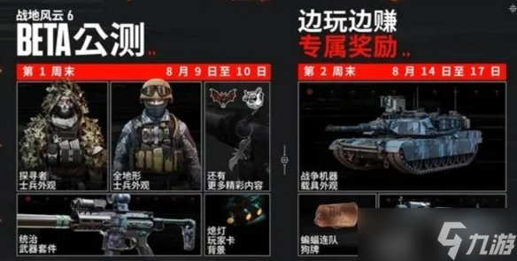 《战地风云6》ea测奖励介绍