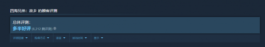 风评回暖!《四海兄弟:故乡》登上Steam全球热销榜前三